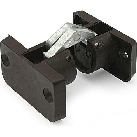 bisagra invisible kirma marron para mesa para tapas de espesor 17/18mm. (1/6)