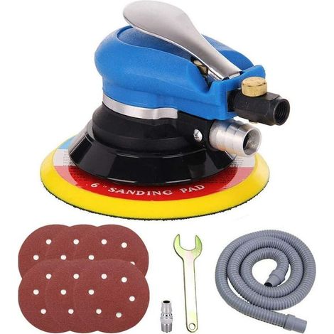 EASYCOMFORT Ponceuse orbitale pneumatique à air comprimé, disque Ø 150 mm 6“ (1/5)