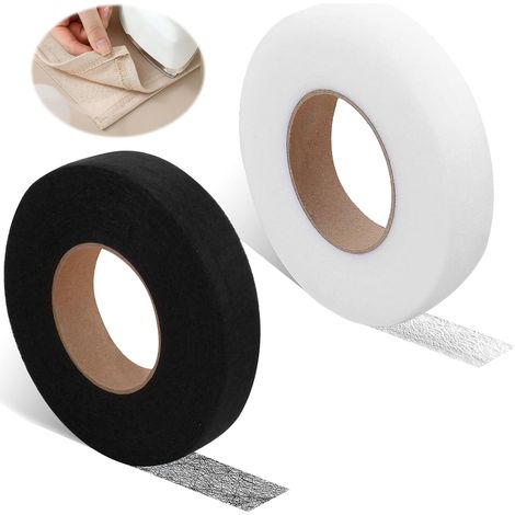 2pcs Bande Thermocollante Ourlet, 64M De Ruban Thermocollant Largeur 20 mm, Thermocollant Couture, Ourlet Thermocollant, Idéal Pour Assembler Tissus, Pantalons, Rideaux Et Vêtements (1/5)