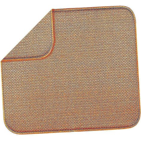 Tapis d'égouttage pour plan de travail de cuisine, set de table, sous-couche lavable pour égouttoir à vaisselle et bols-orange (1/5)
