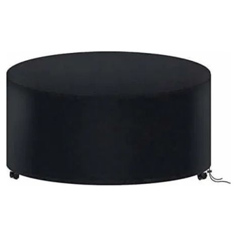 Housse de table de jardin ronde 120 x 75 cm - Housse imperméable pour mobilier de jardin - Housse de protection ronde pour tables