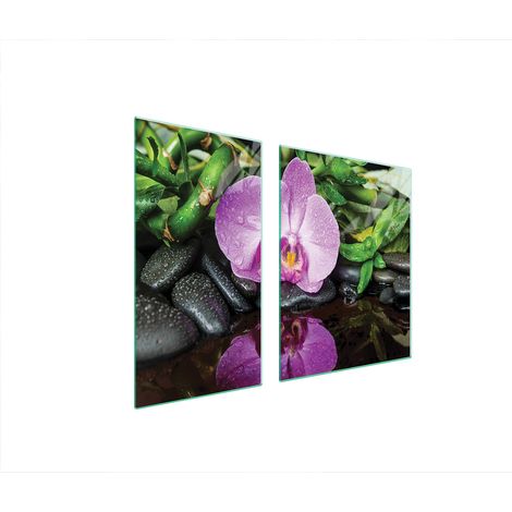 PLACA PROTECTORA DE VIDRIO PARA ESTUFA 90x52 ORQUÍDEA (1/5)