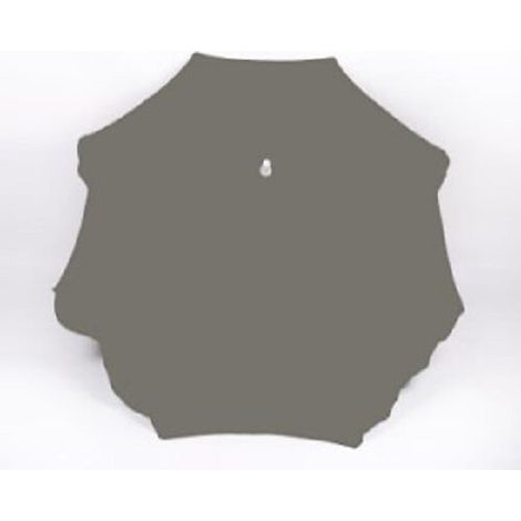 Parasol - Gris - Coton et polycoton - 240cm