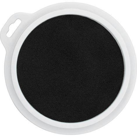 Tampon encreur rond lavable, tampon de loisirs créatifs, tampon graffiti DIY pour enfants, tampon empreintes digitales pour bois, tissu, scrapbooking, noir. (1/5)