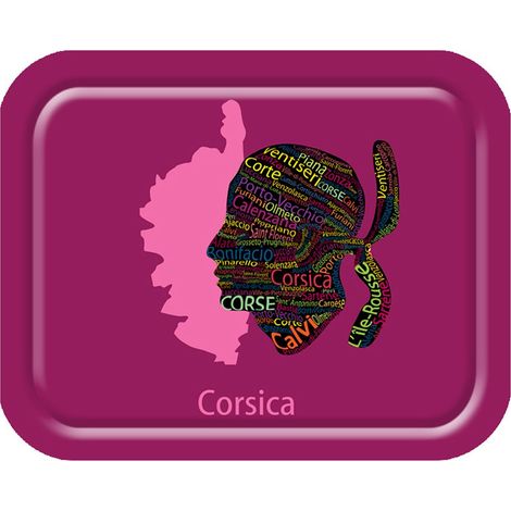 Petit vide poche rose Corse