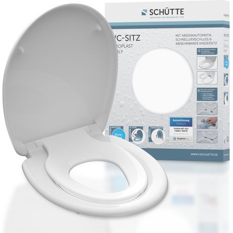 Abattant WC avec réducteur intégré FAMILY Blanc (1/5)