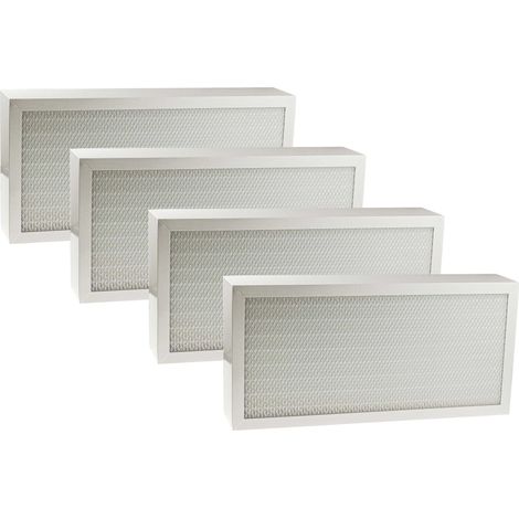 vhbw 4x HEPA Filter kompatibel mit Blueair Classic 403, 402, 480i, 455EB, 450E, 410, 405 Luftreiniger - Ersatz-Filter