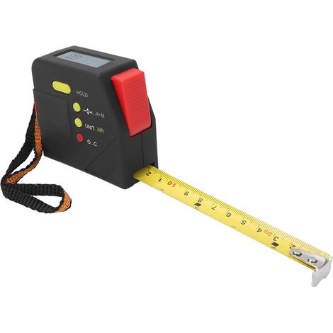 Mètre ruban électronique avec écran LCD numérique de 5 m, règle pour le travail du bois (1/4)