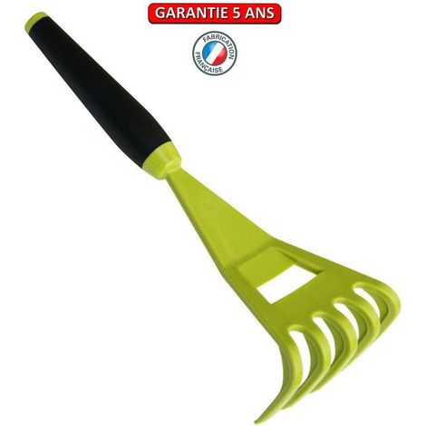 Kiwigrüner Polyamid-Rechen – Natur'elle-Sortiment OUTILS PERRIN