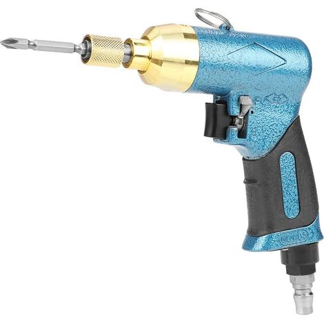 Tournevis pneumatique droit industriel 5H 9000 tr/min (embout de vissage couleur aléatoire) (1/5)