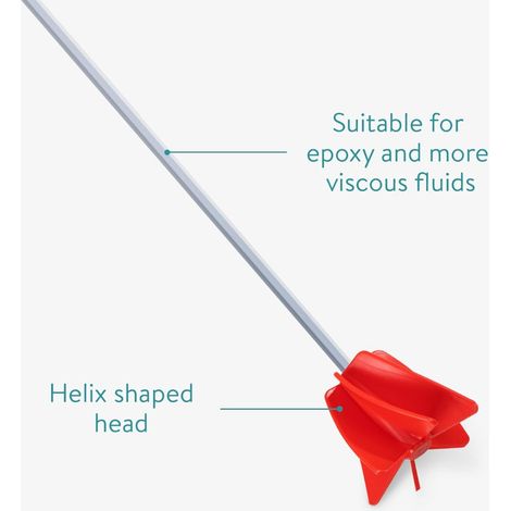 Elektrischer Farbmischer – USB Wiederaufladbar, Ergonomischer Griff, 360°-Rührmechanismus, Für Pigmente, Epoxid, Kleber & Ton