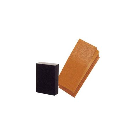 KIT 25 FOGLI CARTA ABRASIVA E SPUGNA ABRASIVA- - PG VL906 - 1 blister PG