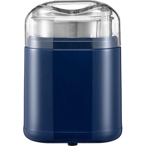 Tritatutto e macinatore elettrico con lame in acciaio inox, adatto per macinare polveri, spezie, cereali, piccole compresse, compresse vitaminiche e caffè (blu).