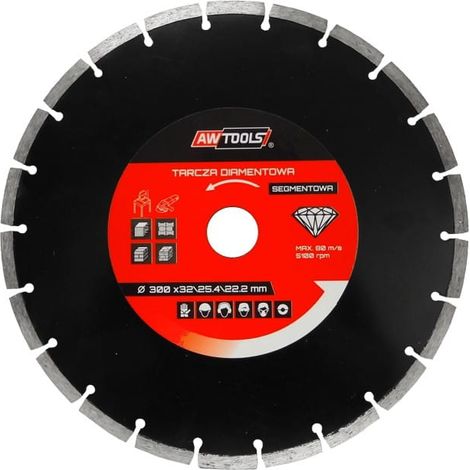 AWTOOLS DIAMANTSCHEIBE 230x22,2 / SEGMENTIERT (1/2)