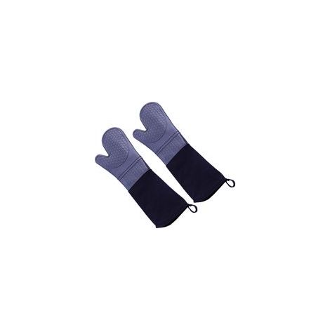 1 paire - Gants de cuisine en silicone extensibles - prismatiques (1/5)