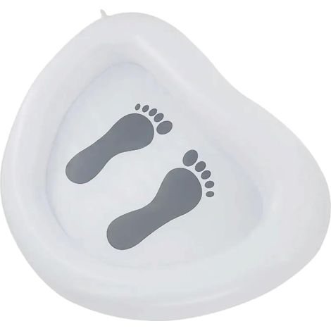 Bassin de bain de pieds gonflable portable avec pompes manuelles pour enlever les débris de sable, d'herbe à terre, camping, zone de baignade, durabilité (1/4)