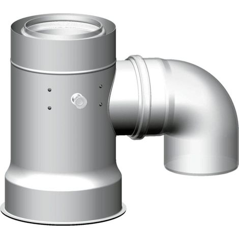 Wolf Adattatore 2xDN160 su DN160/225 per funzionamento indipendente dall'aria ambiente MGK-2, 2651332