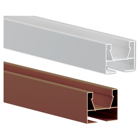1PZ GUIDA PLASTICA colore noce