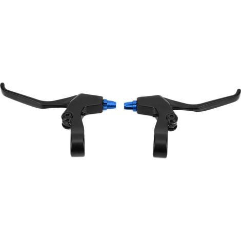 MEROCA Poignée de Frein Allongée en Aluminium pour VTT Pliable, Accessoire Vélo Bleu Noir (1/5)