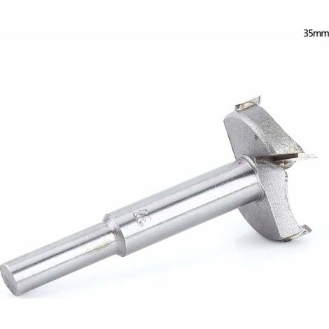 Foret Forstner pour bois, forets Forstner en carbure cémenté, scie cloche plate, outil de perçage (35 mm) (1/5)