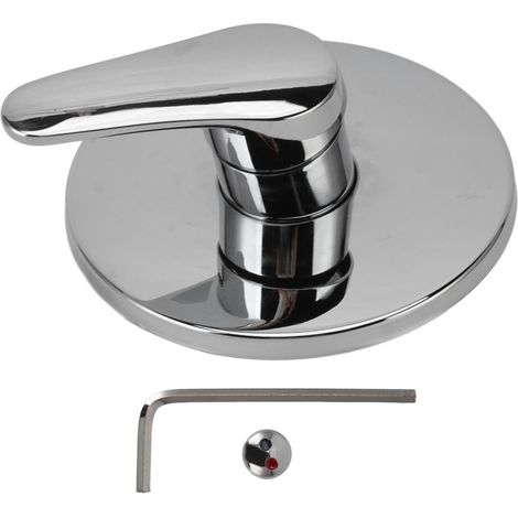 Robinet de douche encastré, mitigeur mural antirouille pour eau chaude et froide, idéal pour la maison ou l'hôtel. (1/5)