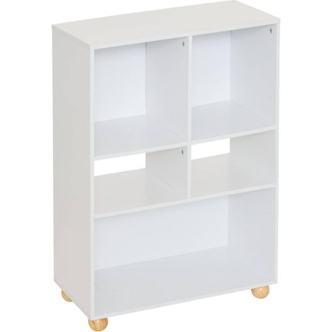 Meuble de Rangement Enfant "Mix'n Modul" 90cm Blanc (1/4)