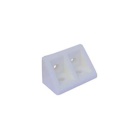 GIUNZIONE ANGOLARE IN PLASTICA BIANCO- 100,0 pz
