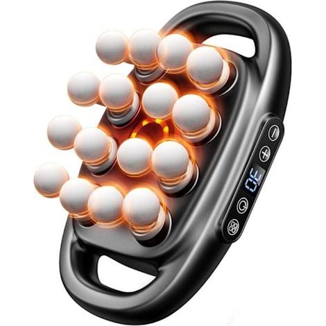 Leistungsstarke Faszienmassagepistole – Muskelmassagepistole, 9 Modi, 16 Massageköpfe, Hochfrequenz-Massagegerät für Nacken, Schultern und Taille, leiser Betrieb. (1/5)