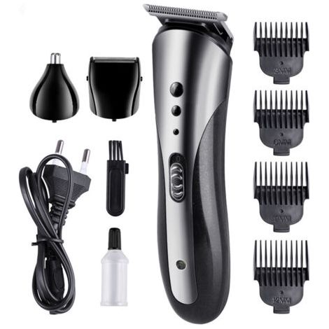 Rasoir, tondeuse à cheveux, tondeuse à poils de nez, ensemble multifonctionnel pour hommes, tondeuse à cheveux lavable, coupe de cheveux à domicile