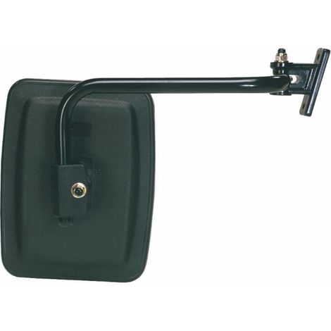 Lem Select – Rétroviseur côté gauche 230x180 mm avec bras 240 mm – Verre incurvé pour visibilité optimale – Réglage manuel – Accessoire motoculteur