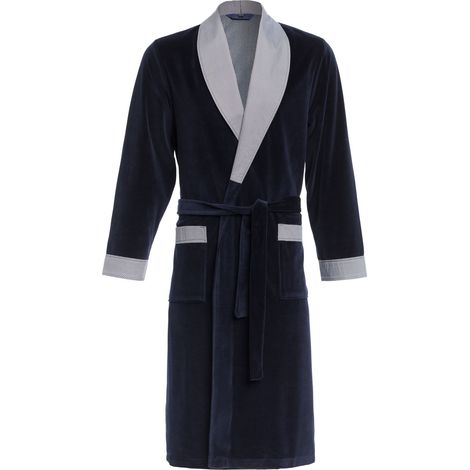 RE-103 Herrenbademantel • Farbe: Marineblau C1 • Größe: XXL (1/4)