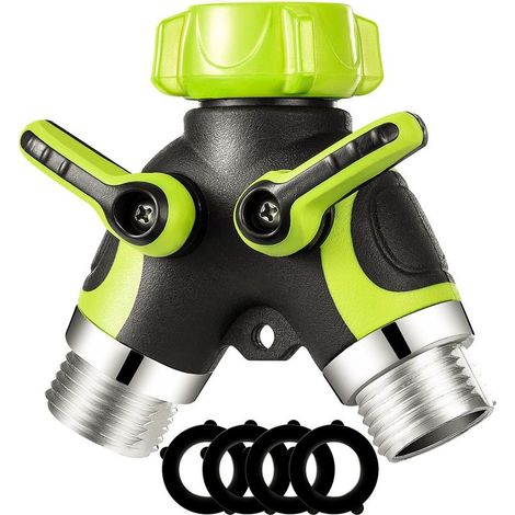 Y-Verbinder für Forthcan-Gartenschlauch, Y-Verbinder für 2-Wege-Wasserhahn (1/5)