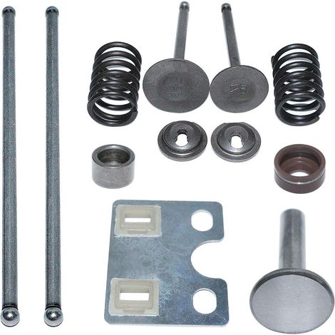 Kit de ressort de soupape d'admission et d'échappement pour Honda GX390 GX340 188F 13/11HP, lève-soupape, joint de tige de soupape, couvercle de protection de soupape d'échappement, buse de (1/5)