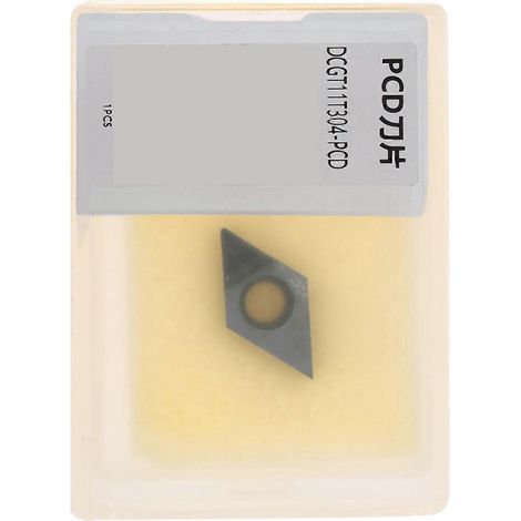 Plaquette de coupe diamantée PCD DCGT11T304 pour tour CNC