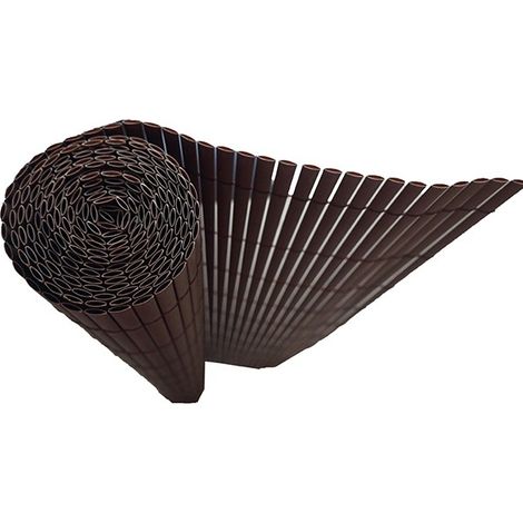 CAÑIZO PVC DOBLE MARRON