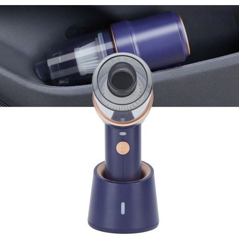 (Video verfügbar) Mini-Akku-Staubsauger für Auto, Haushalt und Büro (mit eingebautem Akku) mit Ladestation (Referenz: F117-CG) (1/5)