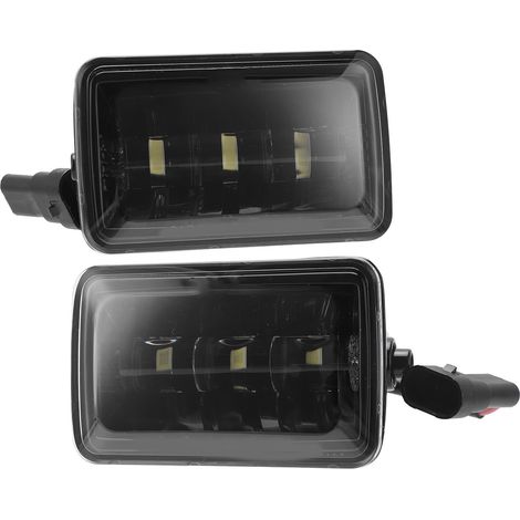 Projecteurs antibrouillard LED 12V, rectangles avant, pare-chocs, étanches IP65, remplacement pour Ford Super Duty 2017‑2018 (1/5)