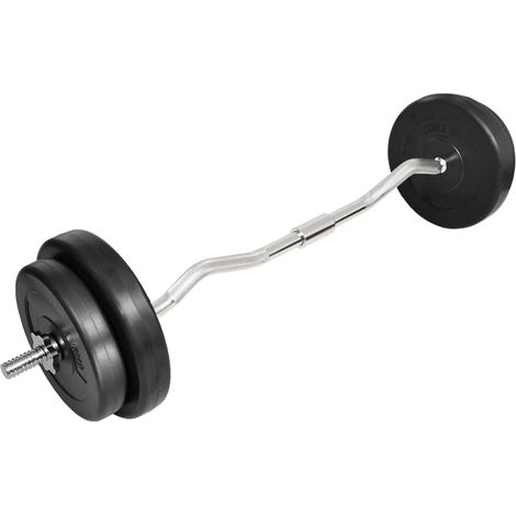 Haltère avec poids 30 kg vidaXL
