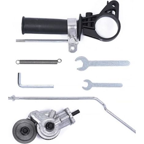 Cisaille à tôle électrique pour visseuse sans fil, grignoteuse de tôle de perceuse à main, fixation pour couper le fer, la tôle blanche, l'acier, le cuivre, l'aluminium (1/4)