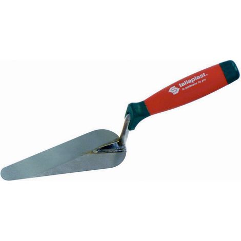 Taliaplast – Truelle langue de chat 18 cm – Lame en acier soudée pour finitions précises – Manche bi-matière ergonomique pour confort prolongé