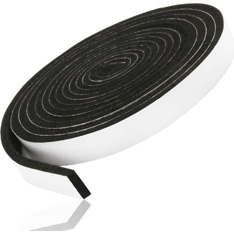 Cordon D'étanchéité Autocollant pour Cheminée et Barbecue, 2,5m×13mm Joint Insert Cheminée, Résistant À la Chaleur, pour Barbecues, Fumoirs et Grills (1/5)