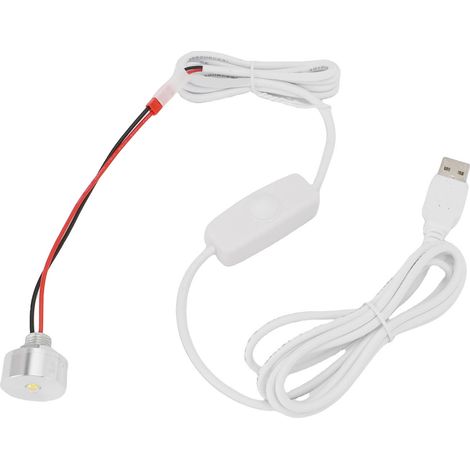 Petit Spot LED Variation Continue 5V USB pour Vitrine et Coffret à Bijoux (1/5)