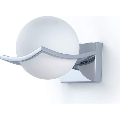 AMXCNOY Applique murale LED 15 cm – lumière douce non éblouissante – en métal blanc – pour intérieur (1/5)