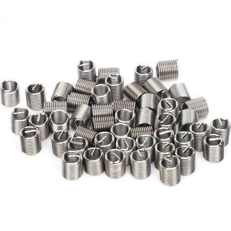 50 inserts filetés mâles et femelles réducteurs, outil de réparation, fixation en acier inoxydable M7x12D (1/5)