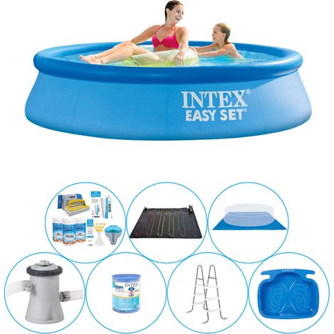Piscine Super Deal - 8 pièces - Intex Easy Set Ronde 244x61 cm - MAINTENANT plus abordable (1/5)