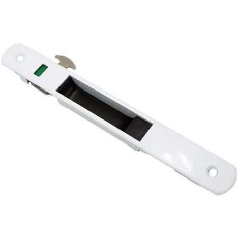 Modern Sliding Door Lock for Window and Sliding Glass Door, Home Security(White,28mm) (1/4)