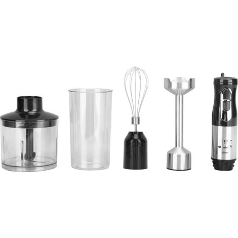 Mixeur plongeant électrique 4-en-1, fouet à œuf, batteur, hachoir à viande, 1000W, prise UE 220V, outil de cuisine (1/5)