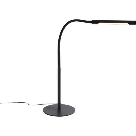 Design-Tischleuchte schwarz inkl. LED mit Touch-Dimmer - Palka