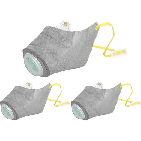 Masque respiratoire pour chien - 3 filtres à air réutilisables - Protection confortable contre la poussière - Pour chiens de petite, moyenne et grande taille - Pour l'entraînement, la marche