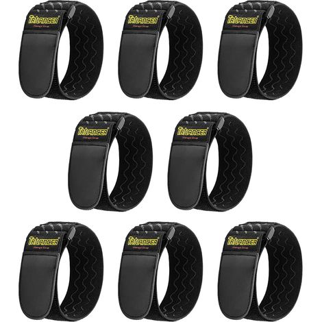 Elastic Straps with Non-Slip Bands, 30x2 cm (8 Pieces) (1/5)